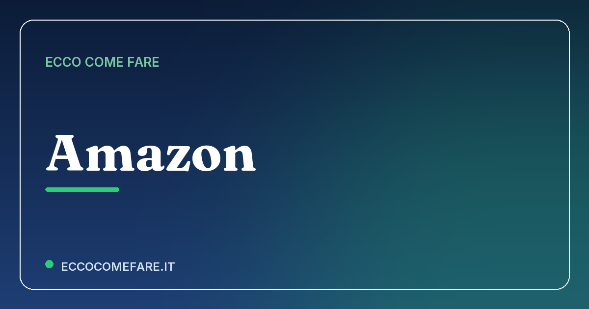 Come contattare Amazon: assistenza chat e telefono